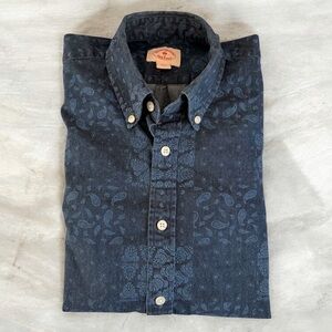 Brooks Brothers Red Fleece - Dark Blue Paisley Shirt